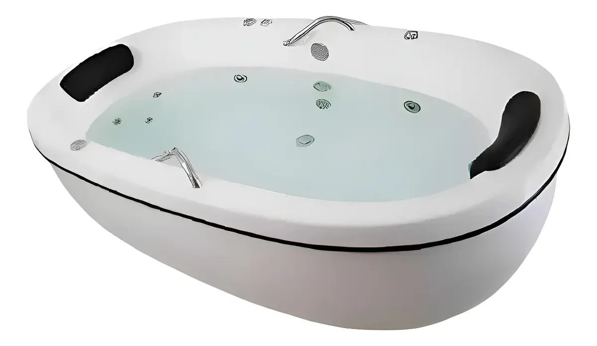 Ofurô com hidromassagem e Aquecedor digital